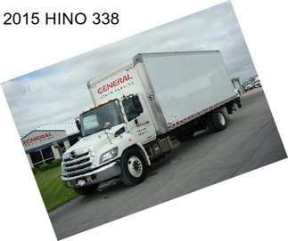 2015 HINO 338