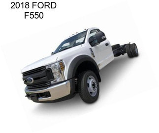 2018 FORD F550