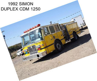 1992 SIMON DUPLEX CDM 1250