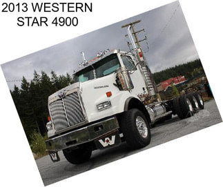 2013 WESTERN STAR 4900