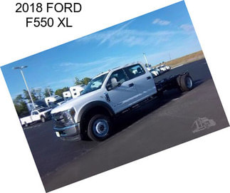 2018 FORD F550 XL