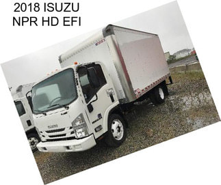 2018 ISUZU NPR HD EFI