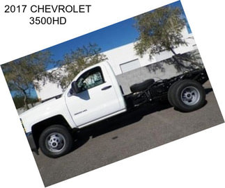 2017 CHEVROLET 3500HD