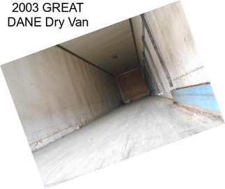 2003 GREAT DANE Dry Van