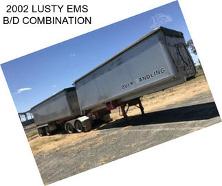 2002 LUSTY EMS B/D COMBINATION