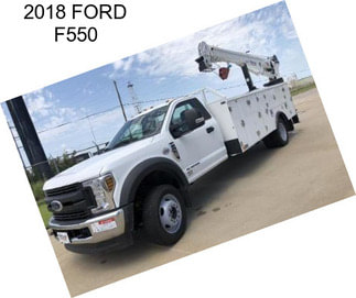 2018 FORD F550