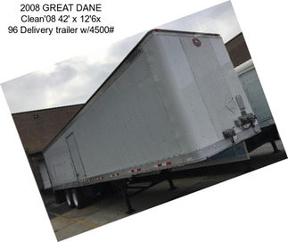 2008 GREAT DANE Clean\'08 42\' x 12\'6x 96\