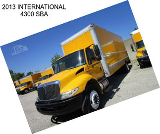 2013 INTERNATIONAL 4300 SBA