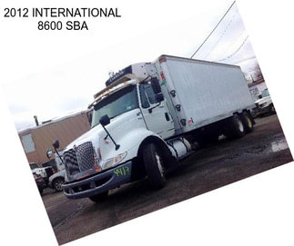 2012 INTERNATIONAL 8600 SBA