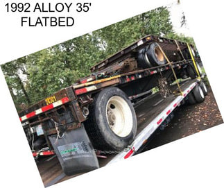 1992 ALLOY 35\' FLATBED