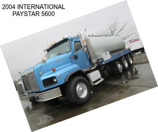 2004 INTERNATIONAL PAYSTAR 5600