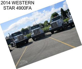 2014 WESTERN STAR 4900FA