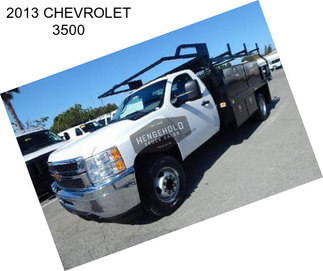 2013 CHEVROLET 3500