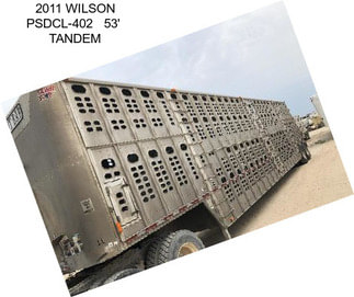 2011 WILSON PSDCL-402   53\'  TANDEM