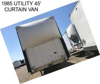 1985 UTILITY 45\' CURTAIN VAN