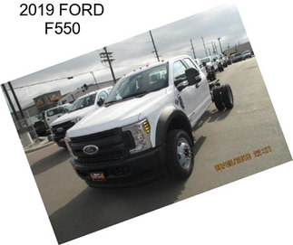 2019 FORD F550