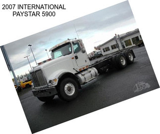 2007 INTERNATIONAL PAYSTAR 5900