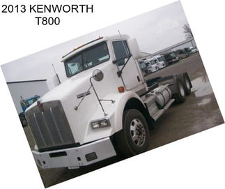 2013 KENWORTH T800