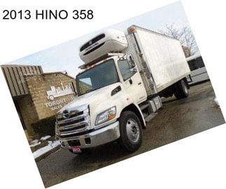 2013 HINO 358