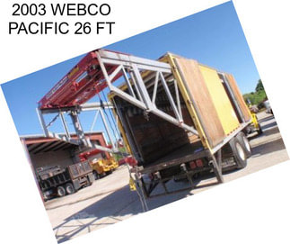 2003 WEBCO PACIFIC 26 FT