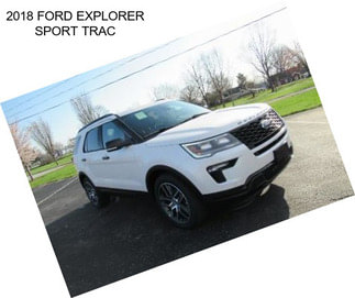 2018 FORD EXPLORER SPORT TRAC