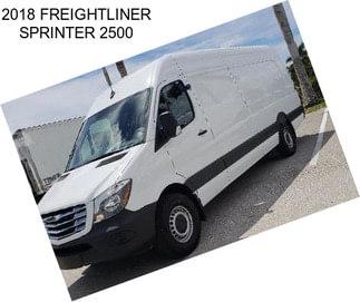 2018 FREIGHTLINER SPRINTER 2500