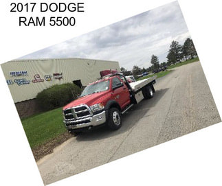 2017 DODGE RAM 5500