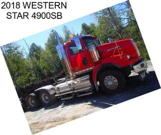 2018 WESTERN STAR 4900SB