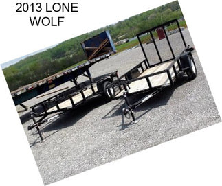 2013 LONE WOLF