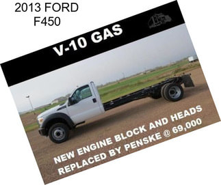 2013 FORD F450