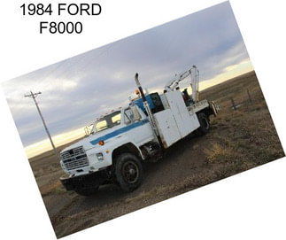 1984 FORD F8000