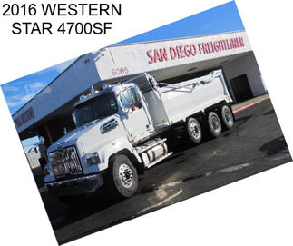 2016 WESTERN STAR 4700SF