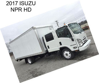 2017 ISUZU NPR HD