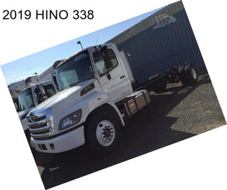 2019 HINO 338