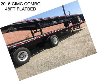 2016 CIMC COMBO 48FT FLATBED