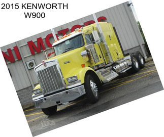 2015 KENWORTH W900