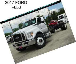 2017 FORD F650