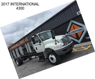 2017 INTERNATIONAL 4300