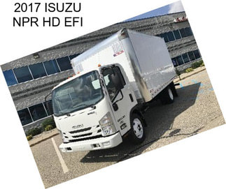 2017 ISUZU NPR HD EFI