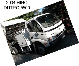 2004 HINO DUTRO 5500