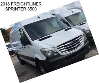 2018 FREIGHTLINER SPRINTER 3500