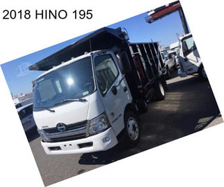 2018 HINO 195