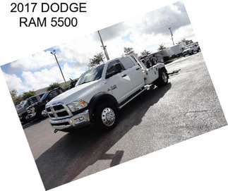 2017 DODGE RAM 5500