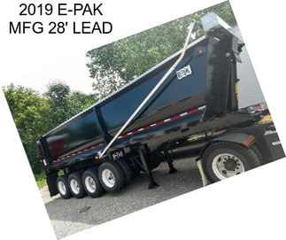 2019 E-PAK MFG 28\' LEAD