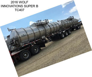 2016 WOLF INNOVATIONS SUPER B TC407