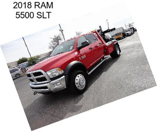 2018 RAM 5500 SLT