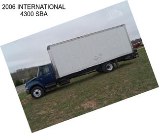 2006 INTERNATIONAL 4300 SBA