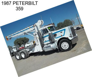 1987 PETERBILT 359