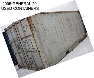 2005 GENERAL 20\' USED CONTAINERS