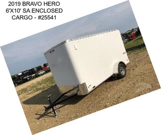 2019 BRAVO HERO 6\'X10\' SA ENCLOSED CARGO - #25541